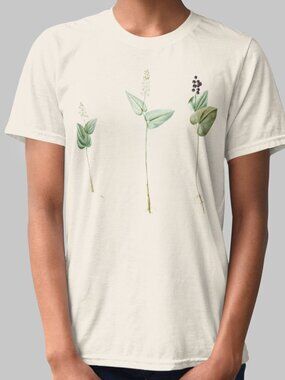 Mayapple Vintage Floral Print Short Sleeve Graphic Tee T-shirt S-XXL